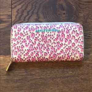 Authentic Pink Leopard Louis Vuitton Zippy Wallet